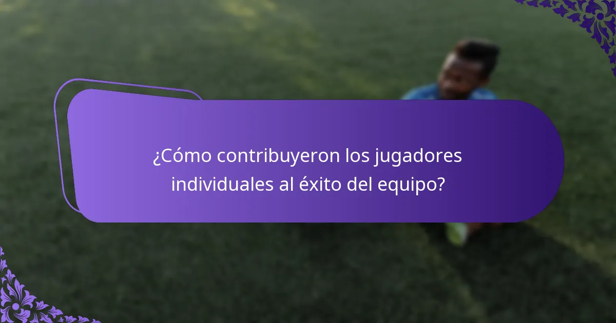 ¿Cuáles fueron los momentos clave en los partidos recientes?