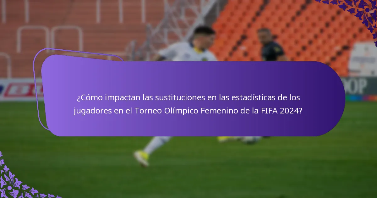 ¿Cuál es la correlación entre las sustituciones y los resultados de los partidos?