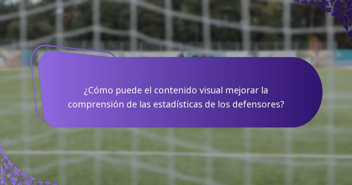¿Qué defensores están liderando en estadísticas durante el torneo?