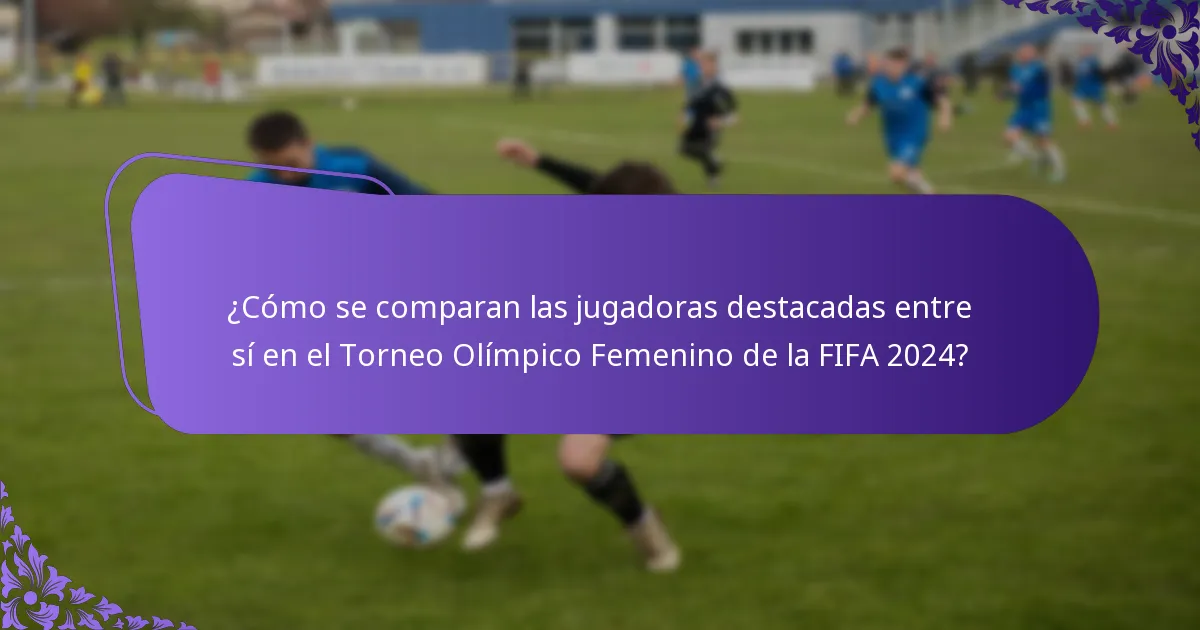 ¿Qué partidos presentaron actuaciones clave de jugadoras destacadas?