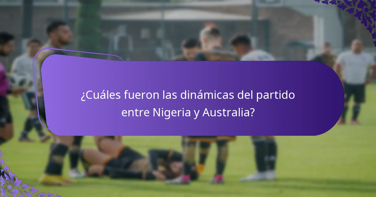 ¿Quiénes fueron los jugadores clave en el partido?