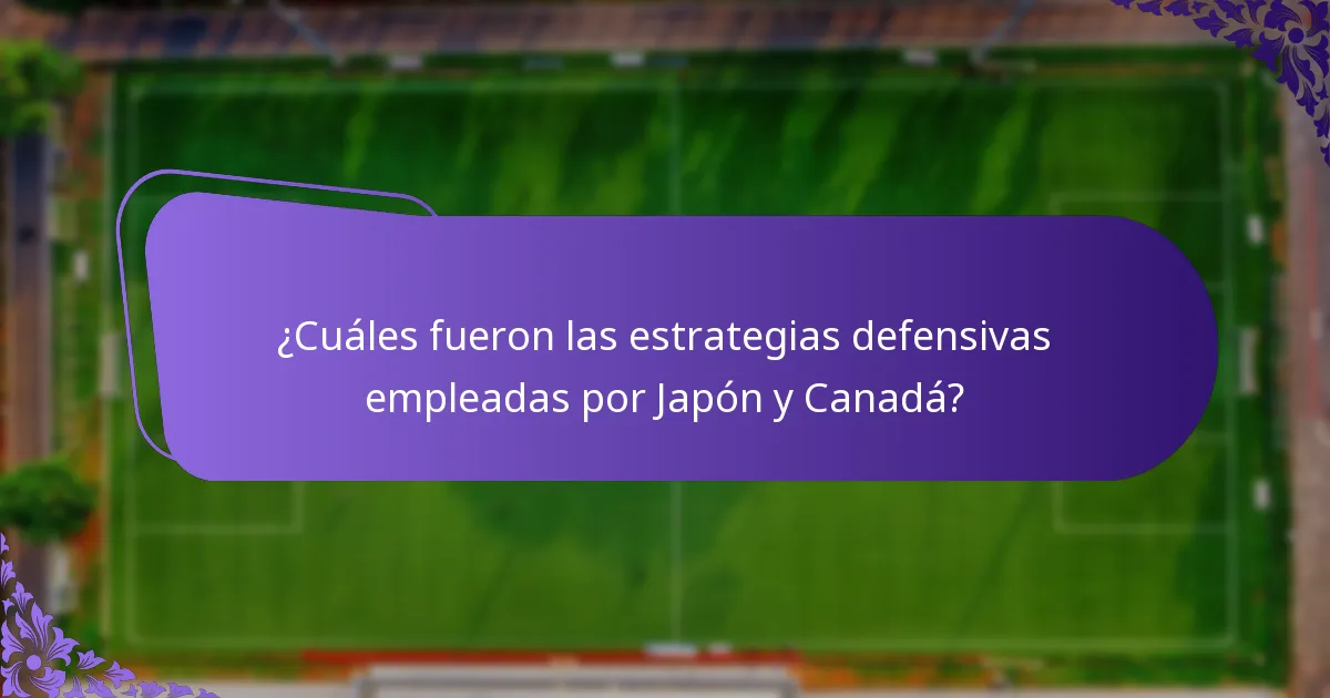 ¿Cuáles son las comparaciones clave entre las estrategias de Japón y Canadá?
