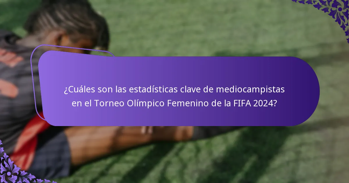 ¿Cómo se comparan las estadísticas de mediocampistas entre diferentes equipos?