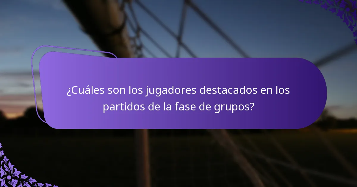 ¿Qué factores contribuyen a las actuaciones destacadas de los jugadores?