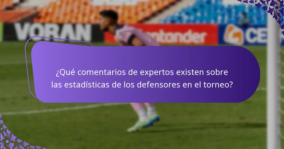 ¿Cómo puede el contenido visual mejorar la comprensión de las estadísticas de los defensores?